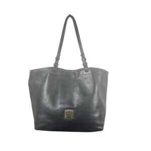 Dooney & Bourke Women's Leather Tote Bag - Black Spacious Shoulder Handbag